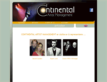Tablet Screenshot of continentalmusic.net